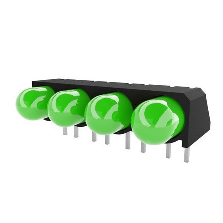 DIALIGHT Led Circuit Board Indicators Green Diffused Low Current 550-1307-004F